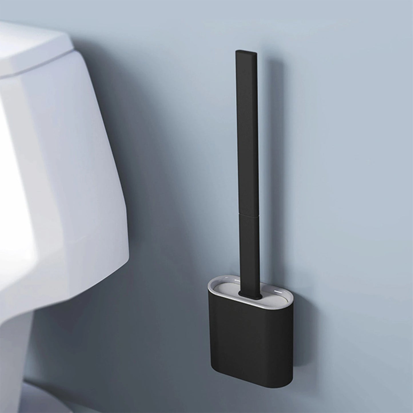 CleanEdge Mini™ Silicone Toilet Brush Set