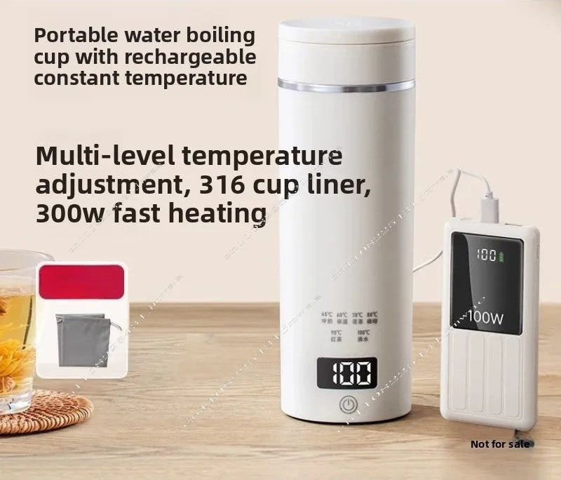ThermaCup Go™ Portable USB Electric Kettle