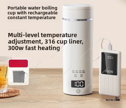 ThermaCup Go™ Portable USB Electric Kettle