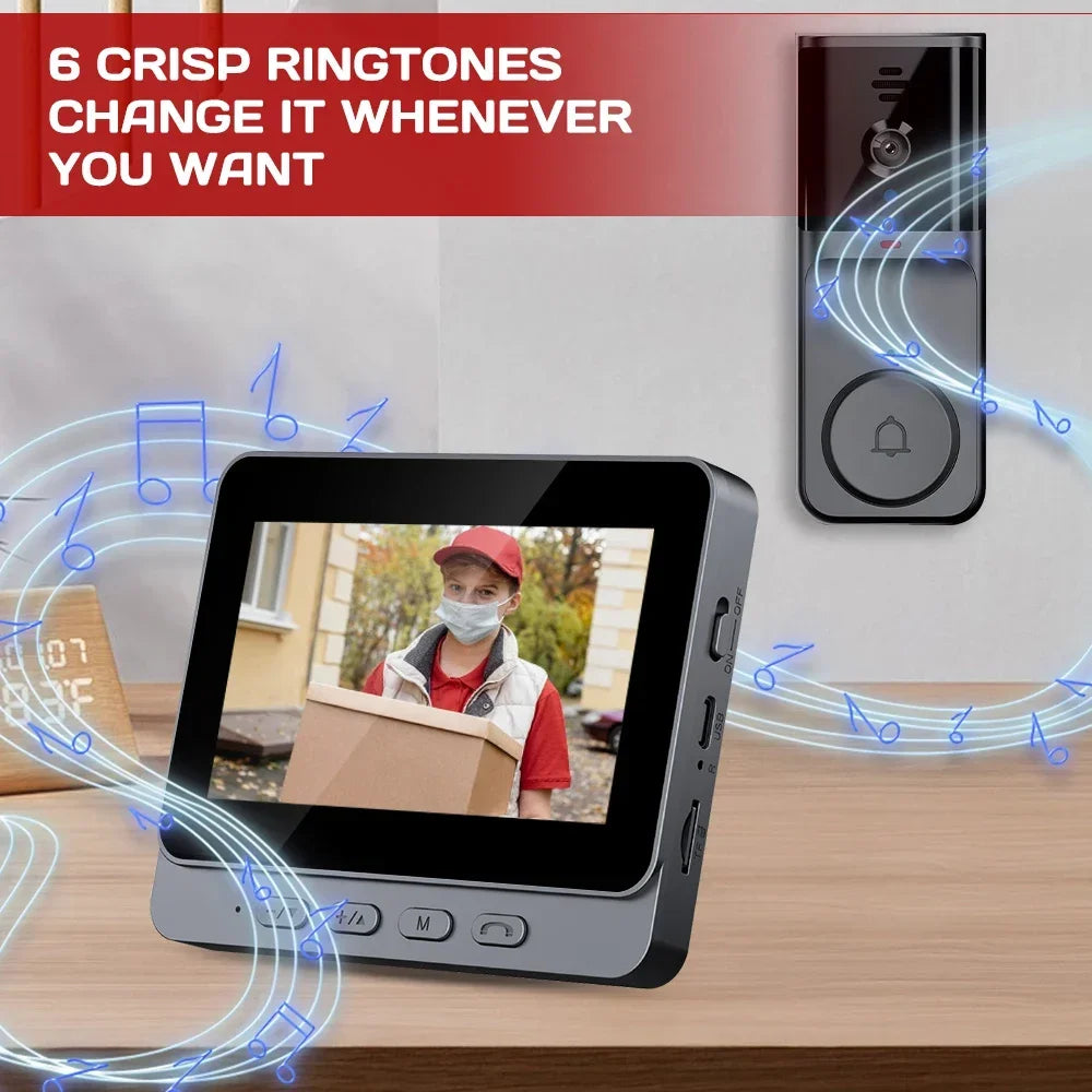 ViewLink Smart™ WiFi Video Doorbell Intercom