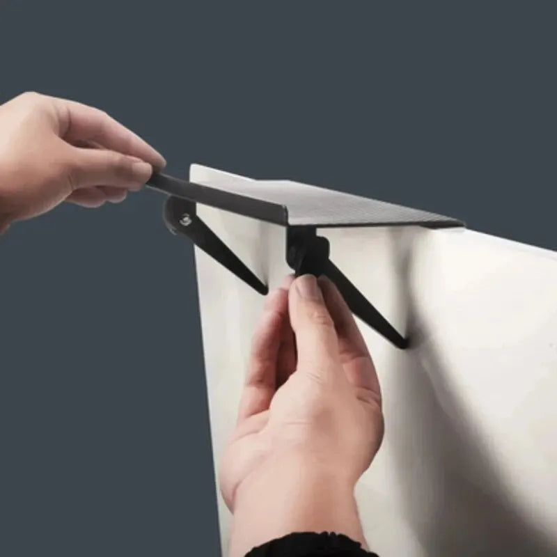 No Drill Screen Storage Rack for clutter-free home setup