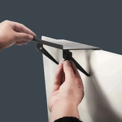 No Drill Screen Storage Rack for clutter-free home setup