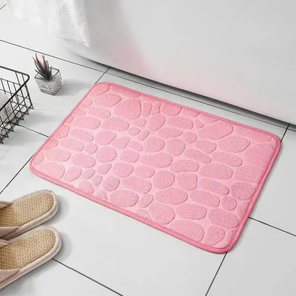 anti slip bath mat thick and soft microfiber bathroom floor mat