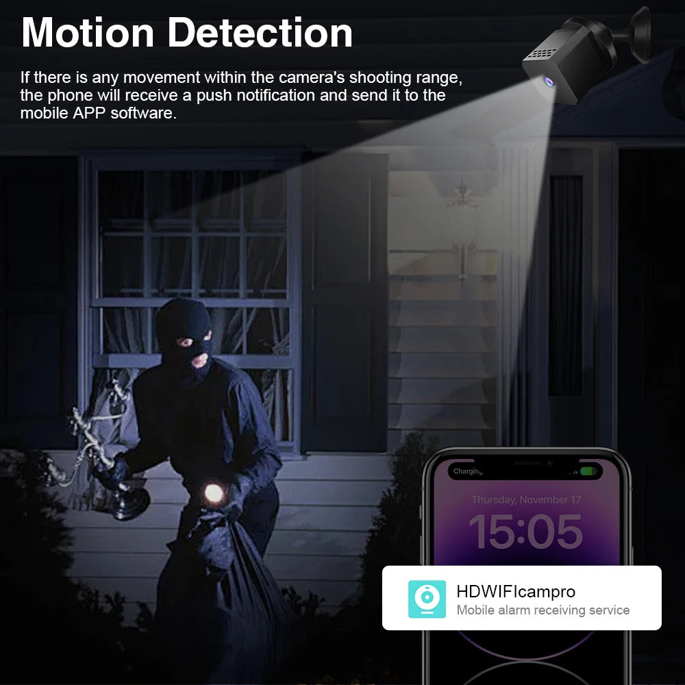 SecureEye Mini™ Wireless WiFi Security Camera