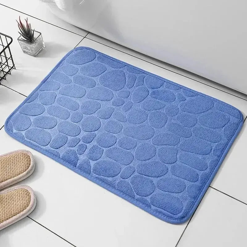 anti slip bath mat soft and absorbent microfiber bathroom floor rug