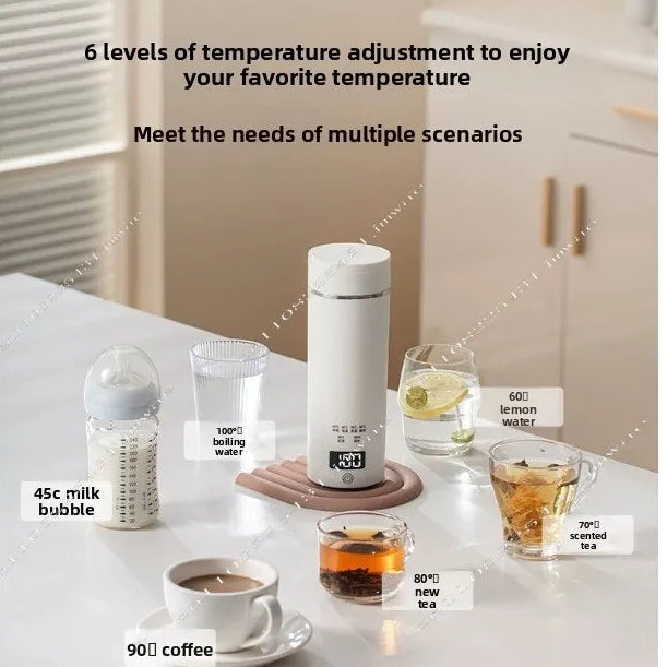 ThermaCup Go™ Portable USB Electric Kettle
